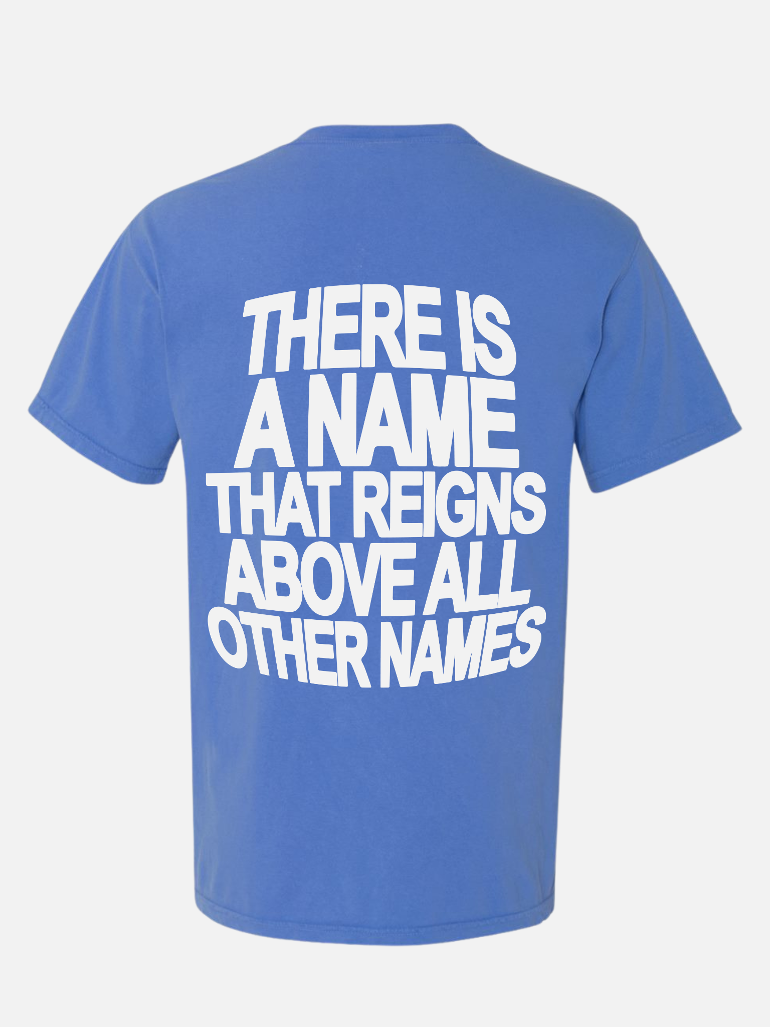 JESUS IS KING TEE BLUE