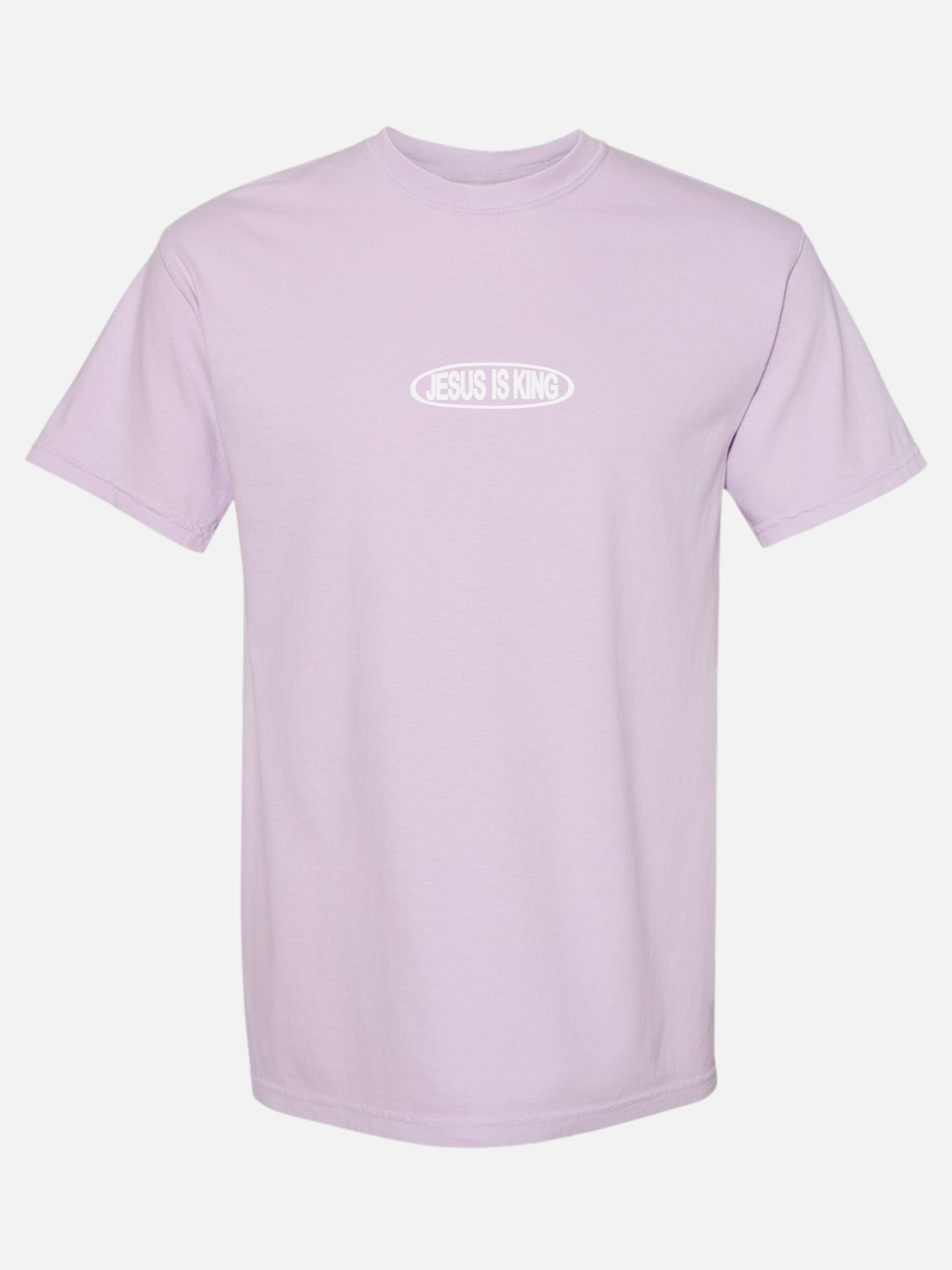 JESUS IS KING TEE PURPLE