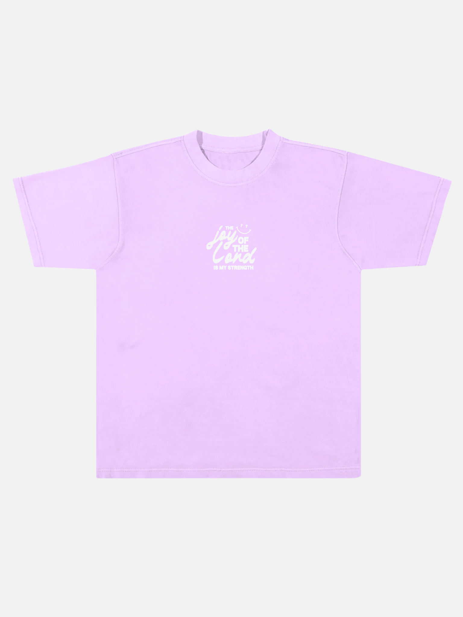 JOY OF THE LORD TEE PASTEL PURPLE