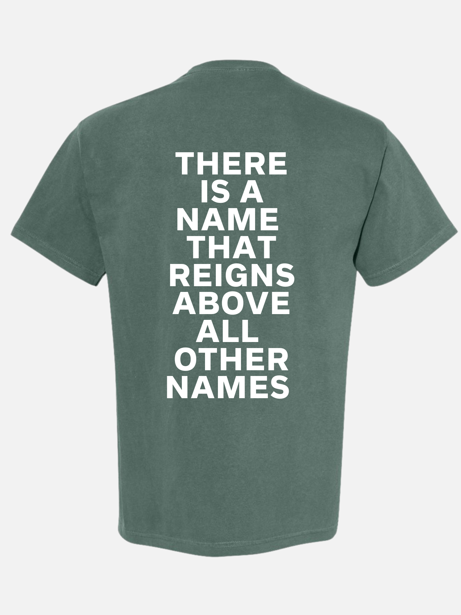 JESUS IS KING TEE GREEN
