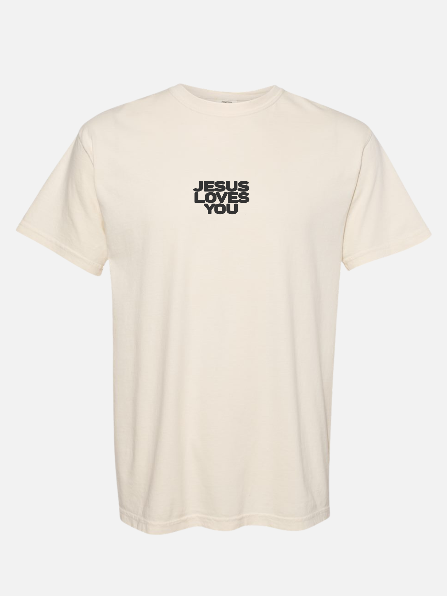 JESUS LOVES YOU TEE IVORY