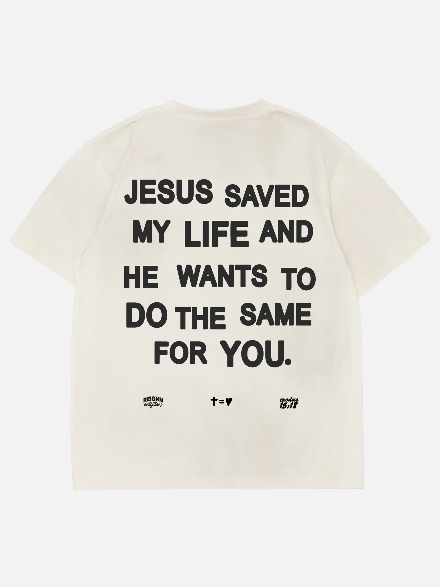 JESUS SAVED MY LIFE TEE