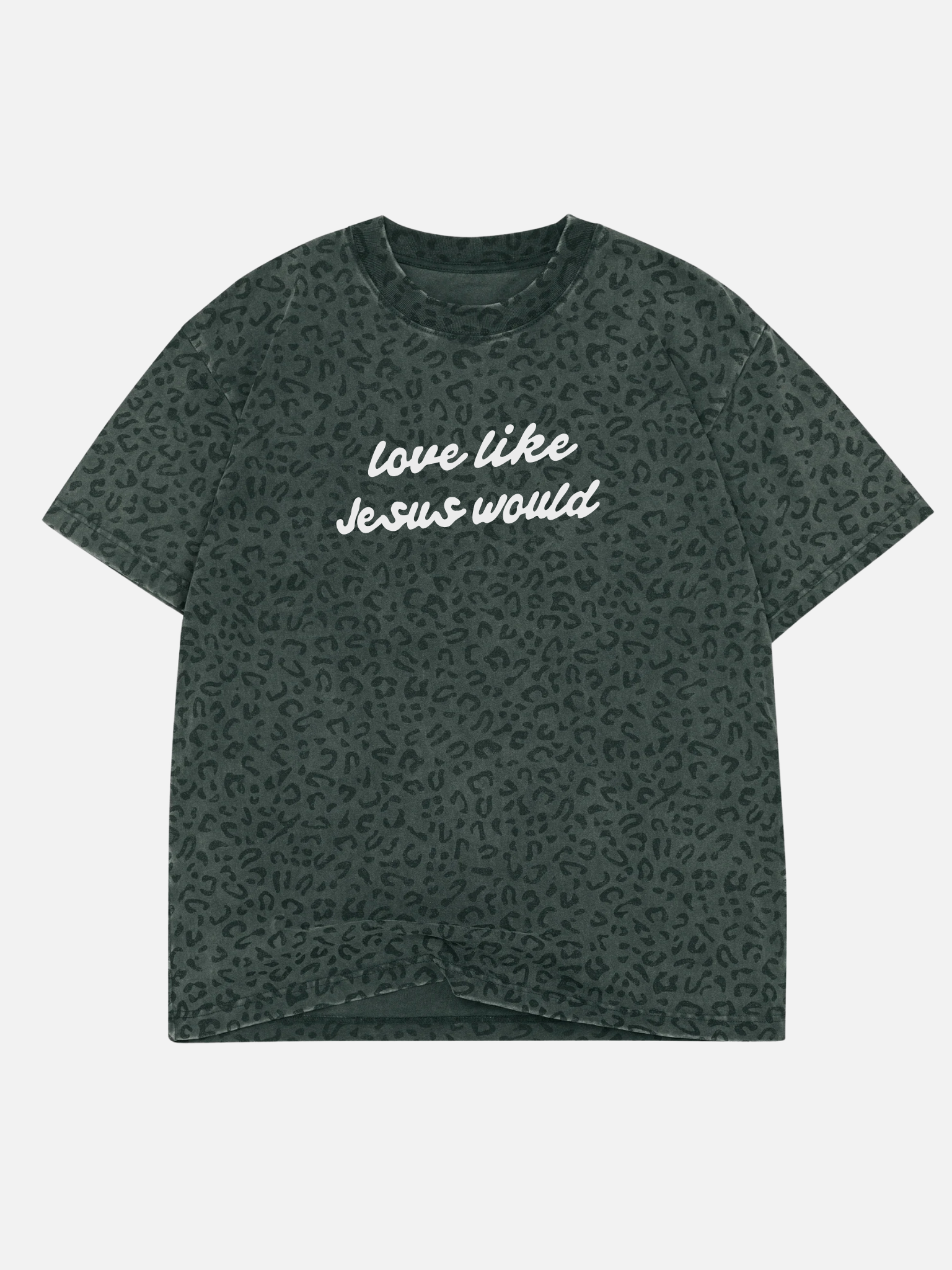 LOVE LIKE JESUS LEOPARD TEE