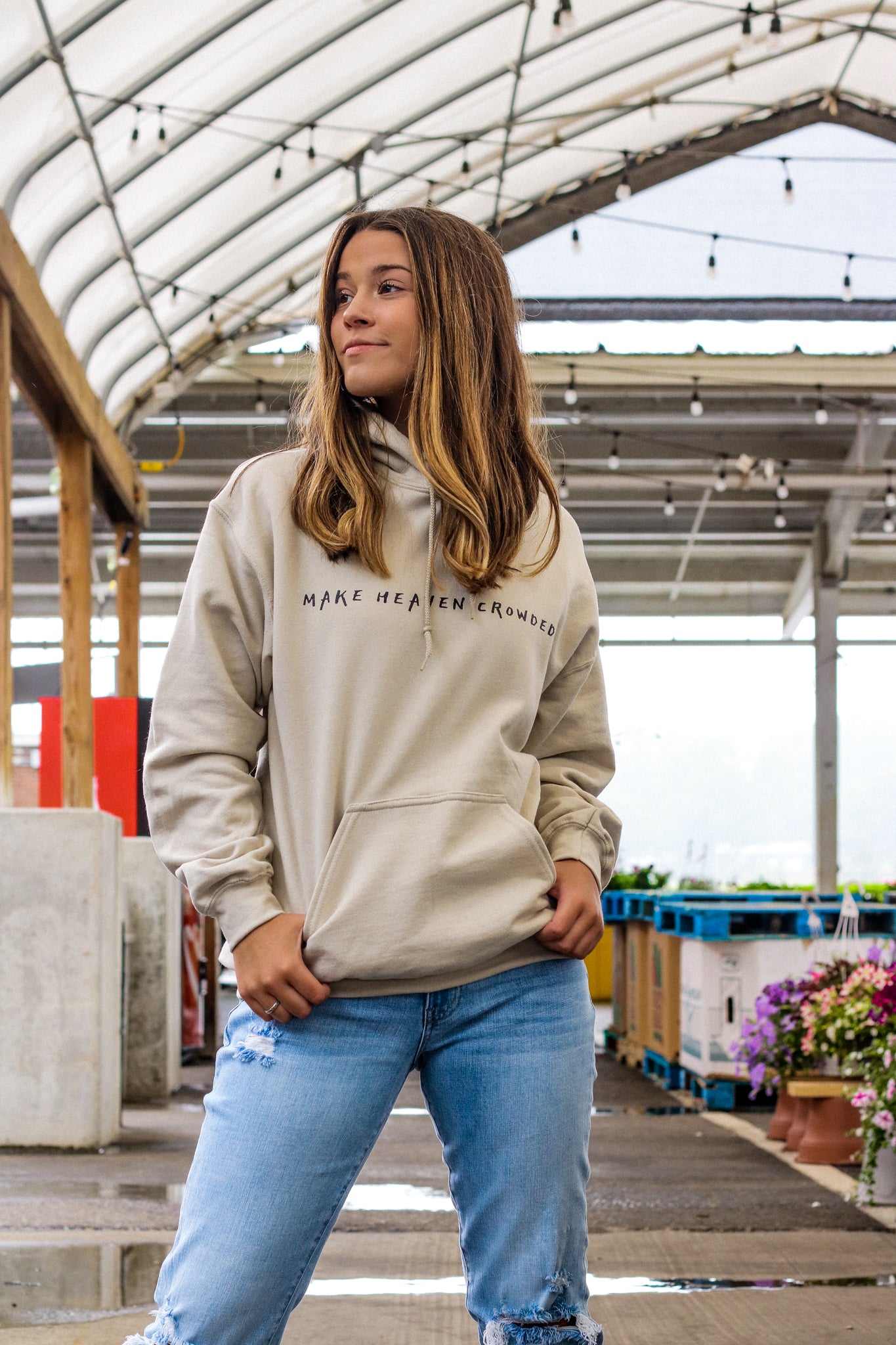 MAKE HEAVEN CROWDED HOODIE
