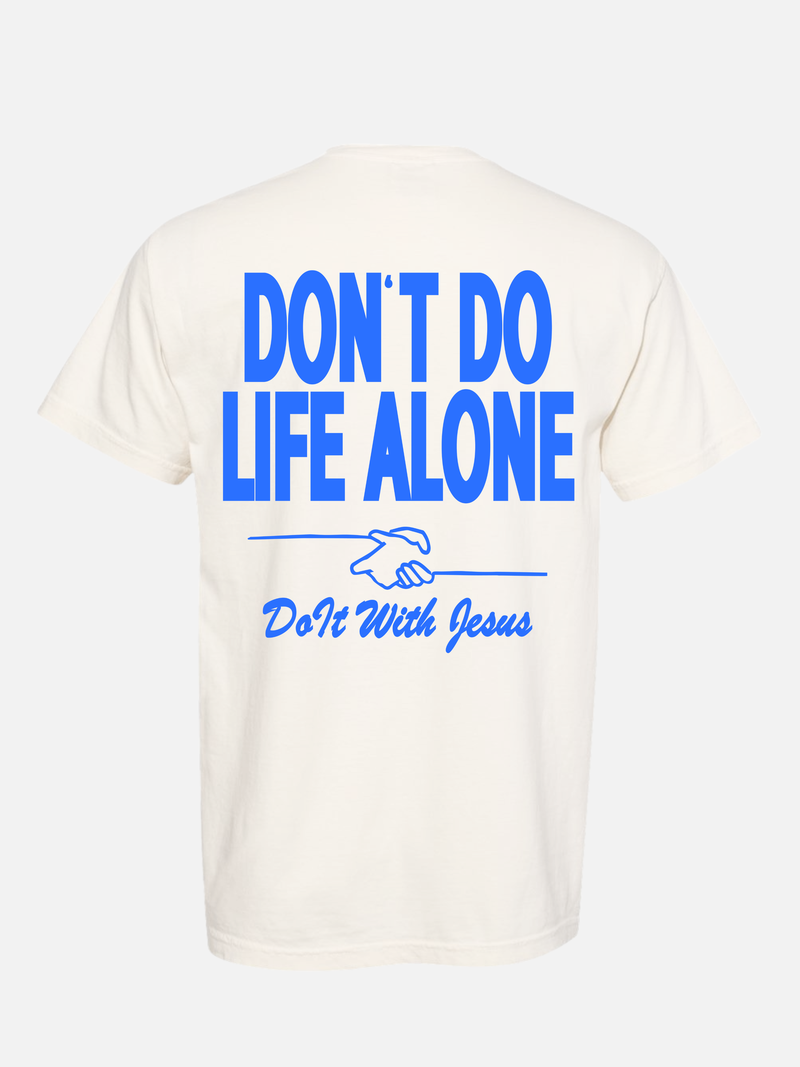 LIFE WITH JESUS TEE IVORY