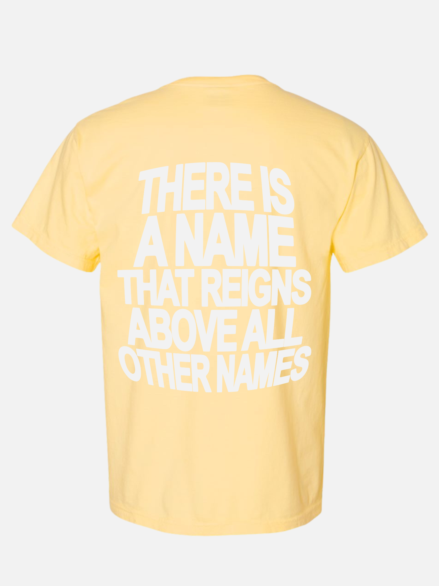 JESUS IS KING TEE YELLOW