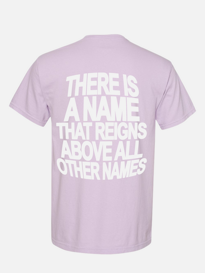 JESUS IS KING TEE PURPLE