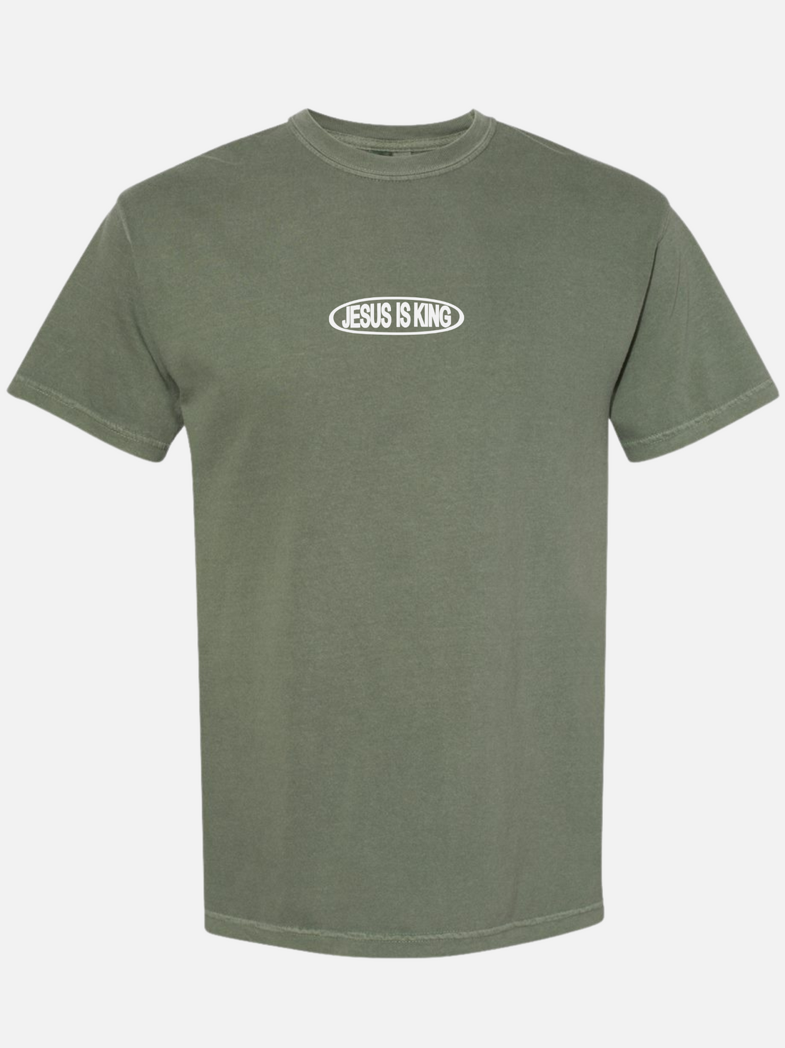 JESUS IS KING TEE GREEN