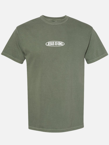JESUS IS KING TEE GREEN