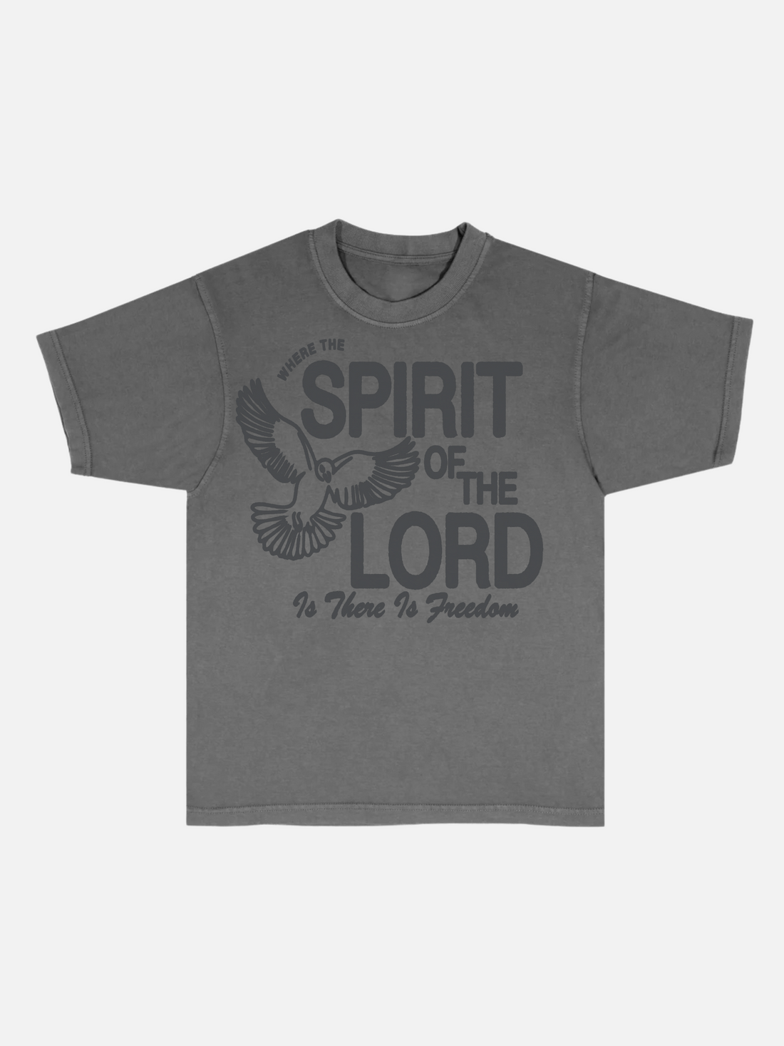HOLY SPIRIT TEE FADED BLACK