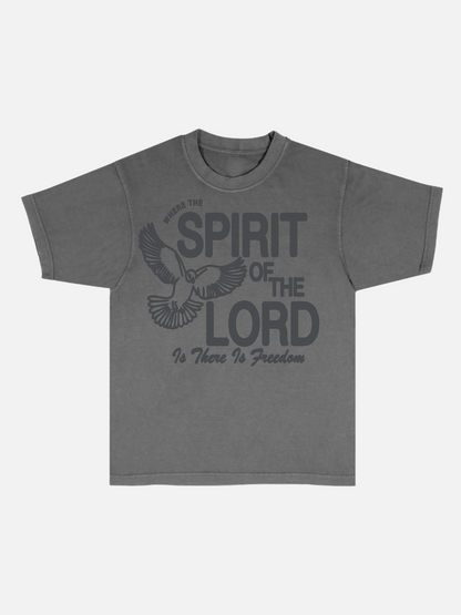 HOLY SPIRIT TEE FADED BLACK