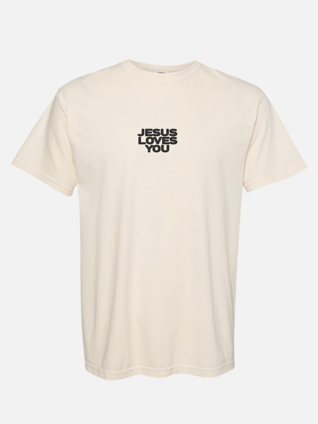 JESUS LOVES YOU TEE IVORY