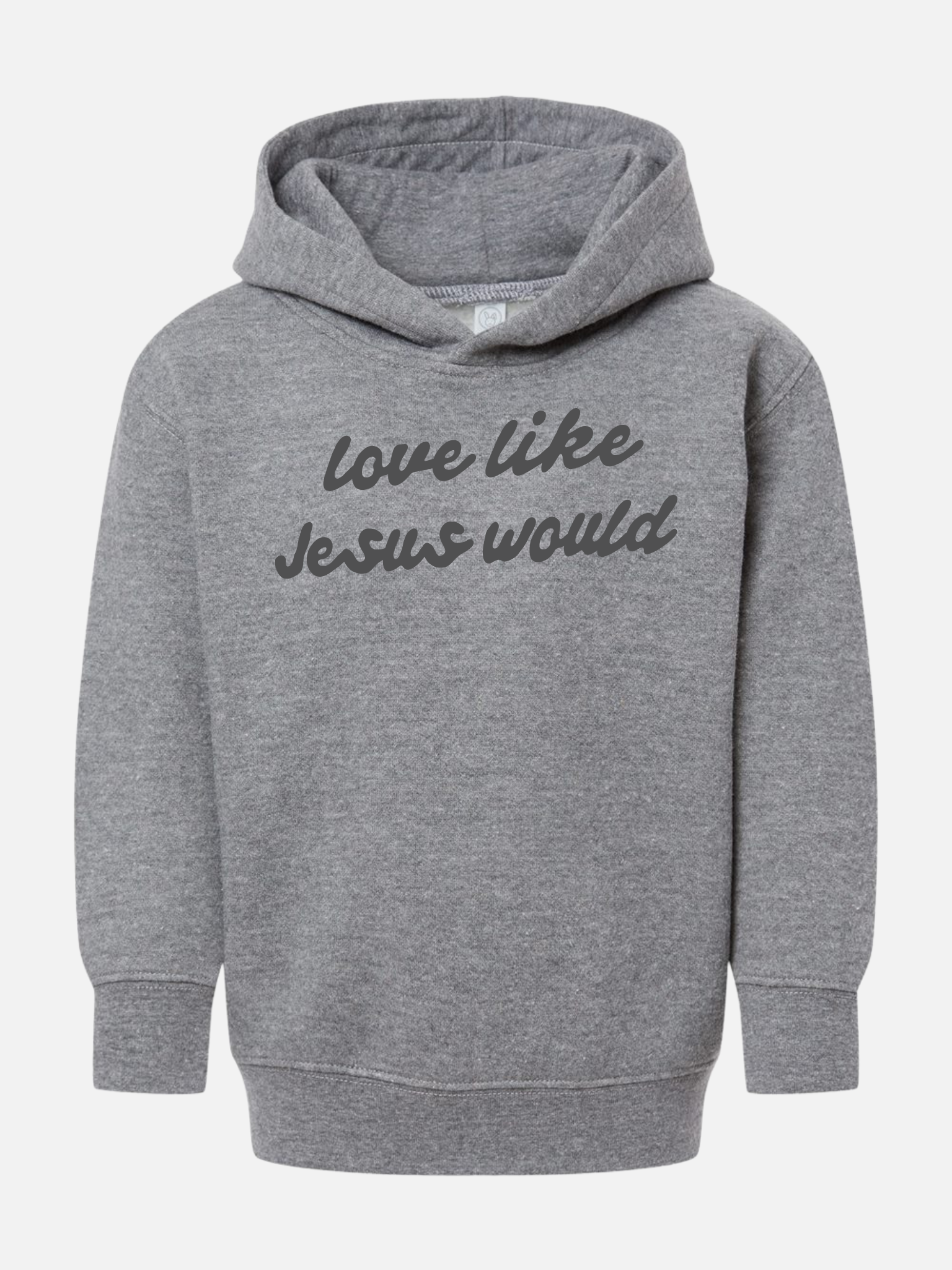 LOVE LIKE JESUS YOUTH HOODIE GRAY