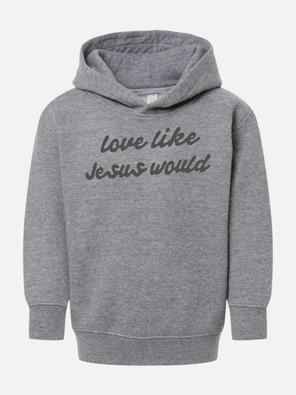 LOVE LIKE JESUS YOUTH HOODIE GRAY