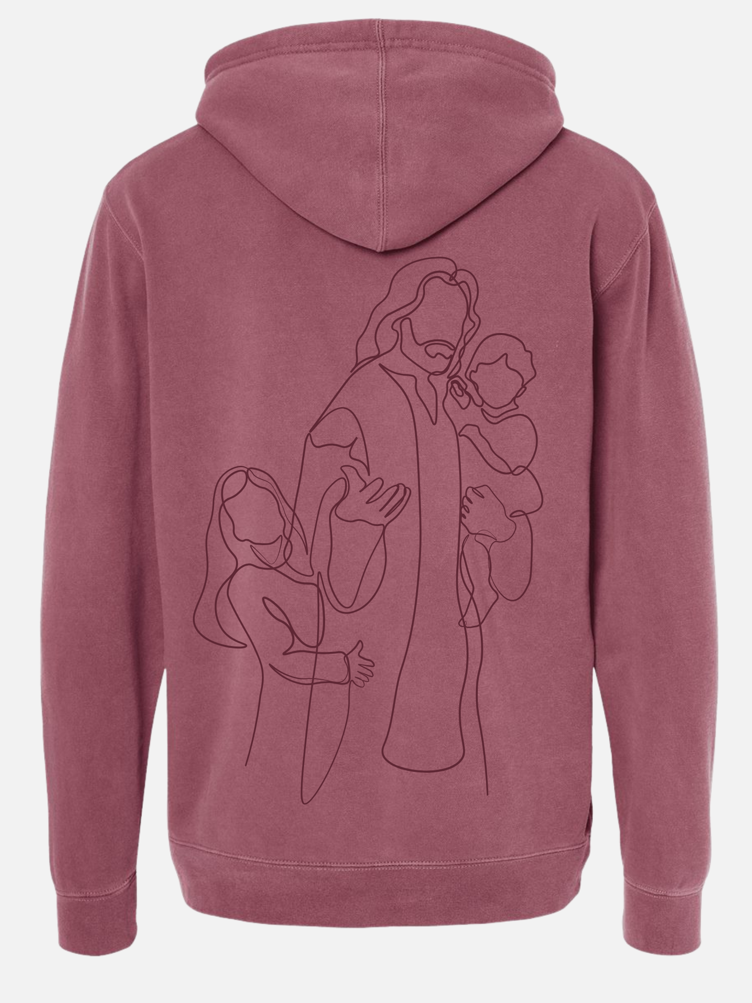 CHILD OF GOD MAROON HOODIE