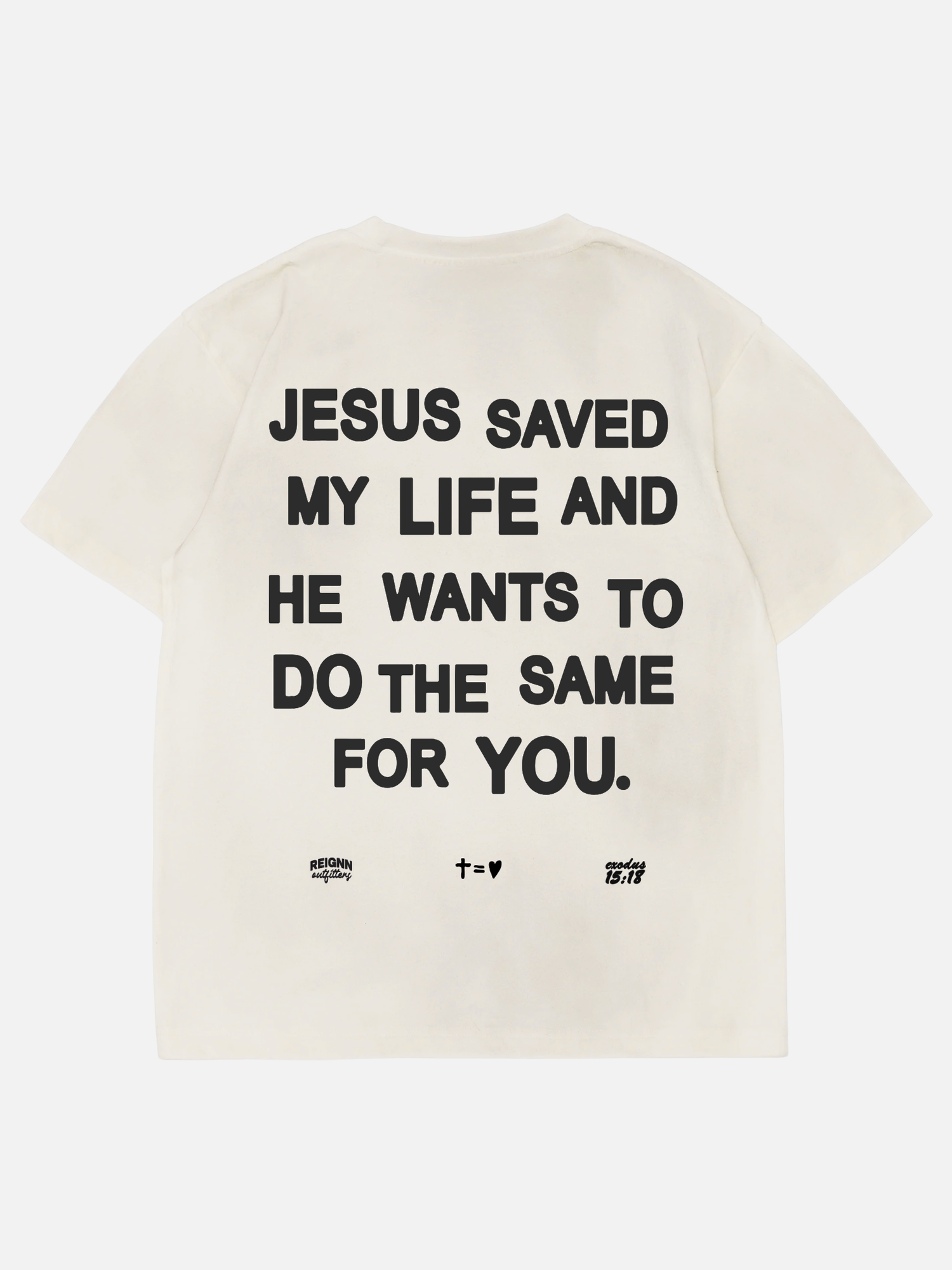 JESUS SAVED MY LIFE TEE