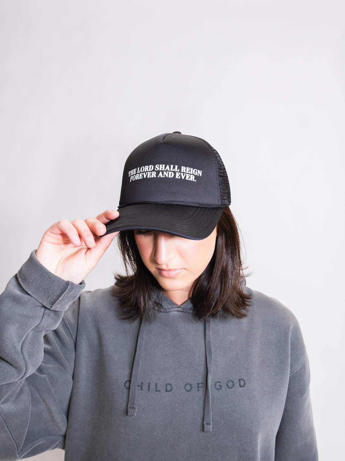 LORD SHALL REIGN TRUCKER HAT