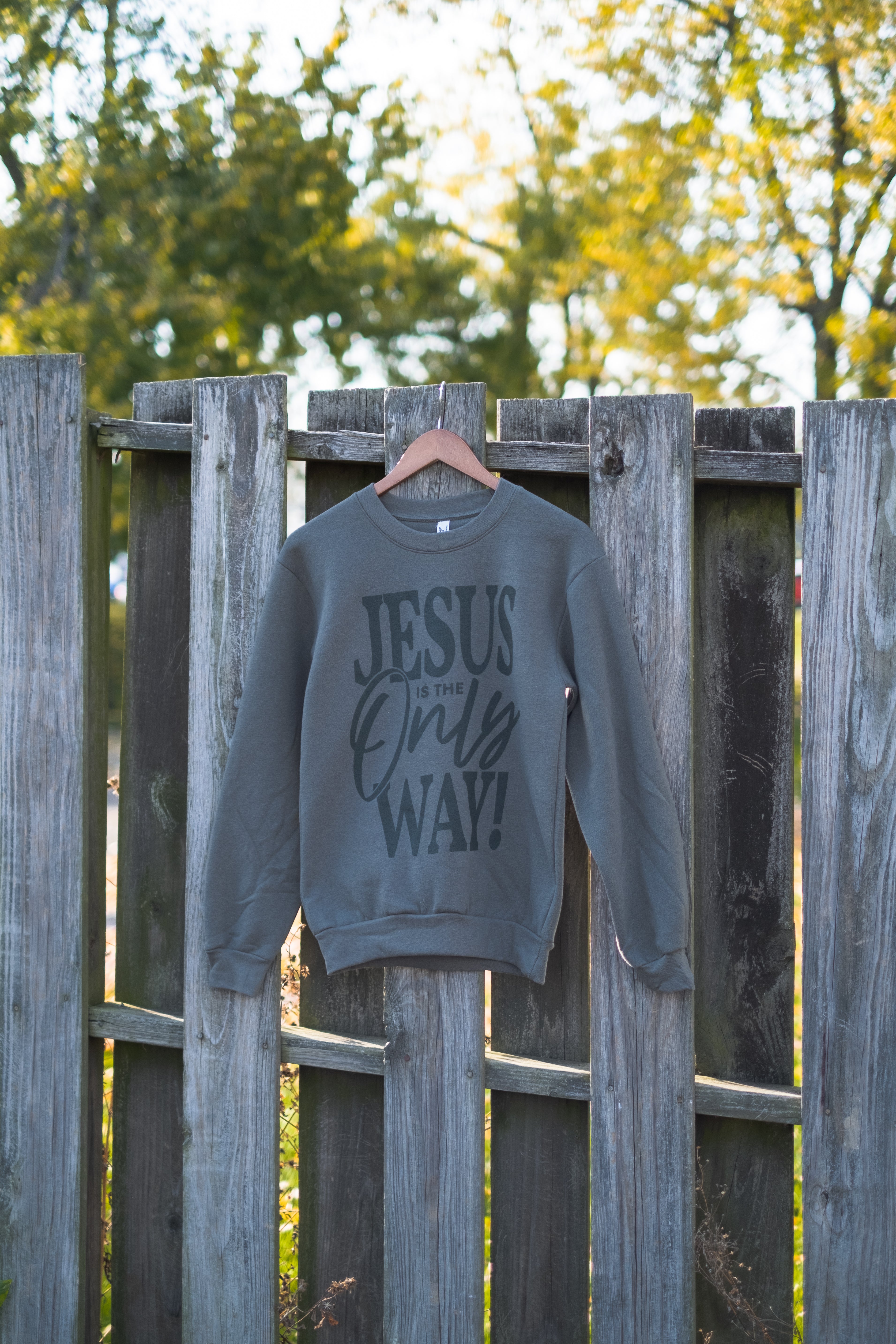 JESUS IS THE WAY CREWNECK