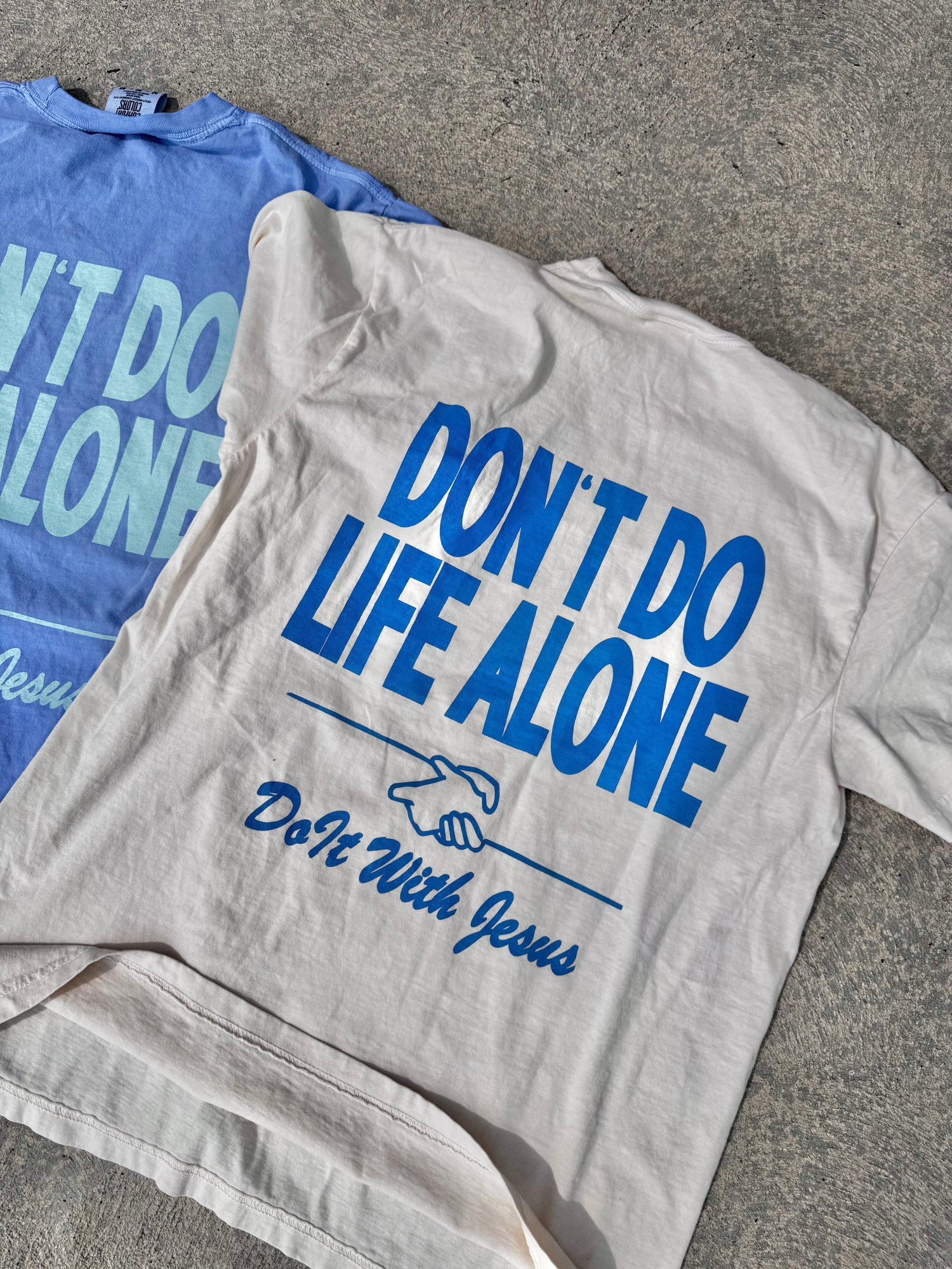 LIFE WITH JESUS TEE IVORY