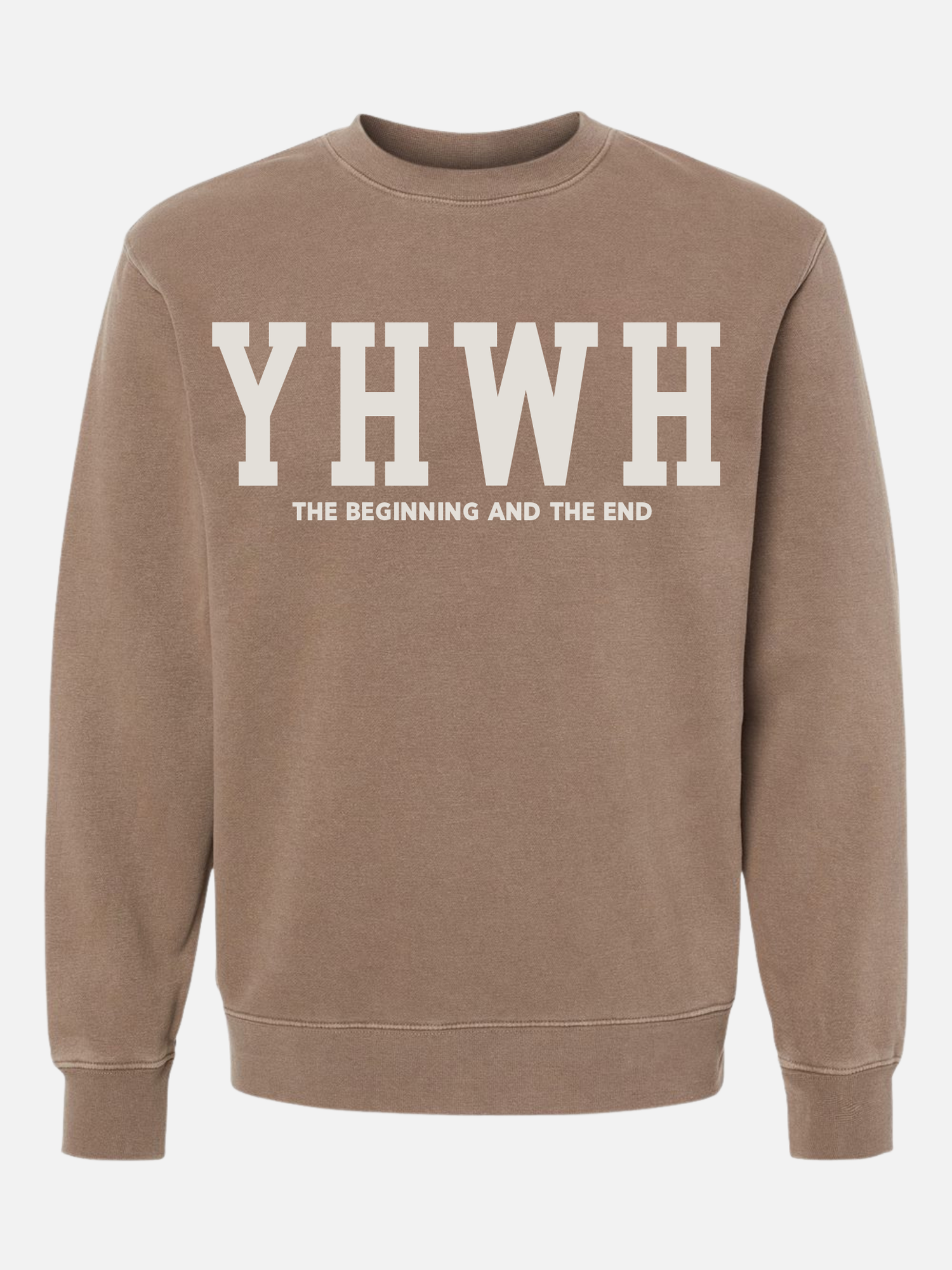 YHWH BROWN CREWNECK