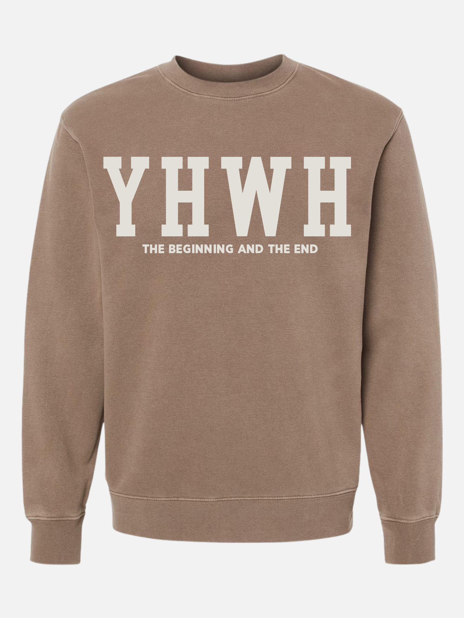 YHWH BROWN CREWNECK